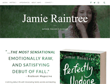 Tablet Screenshot of jamieraintree.com